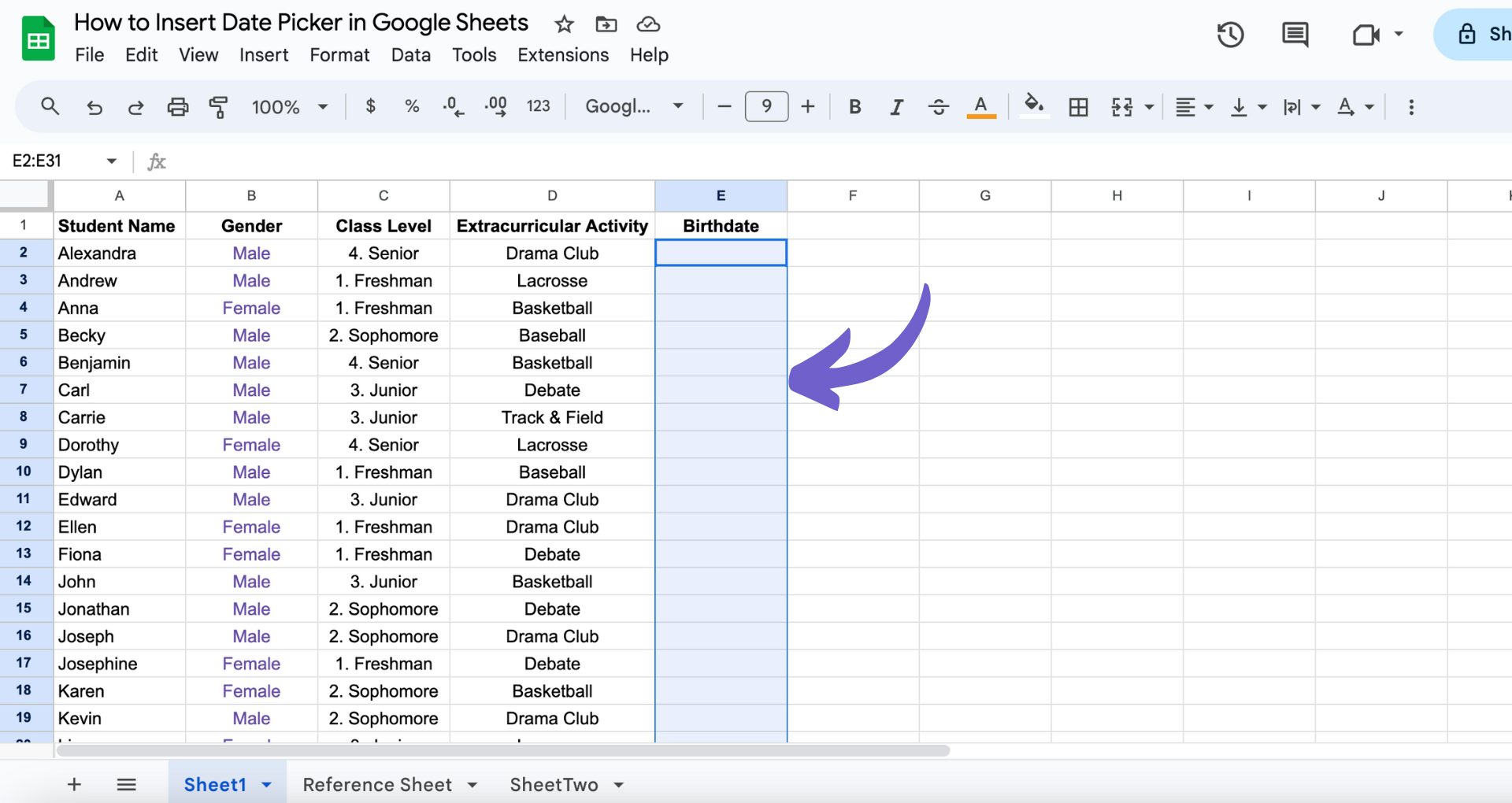 How To Add A Date Picker In Google Sheets A Step by Step Guide